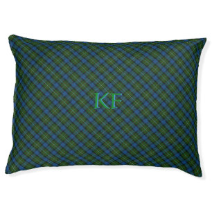 Fergusson Official Tartan with pet name Pet Bed