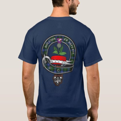 Fergusson Tartan Clan Badge  T_Shirt