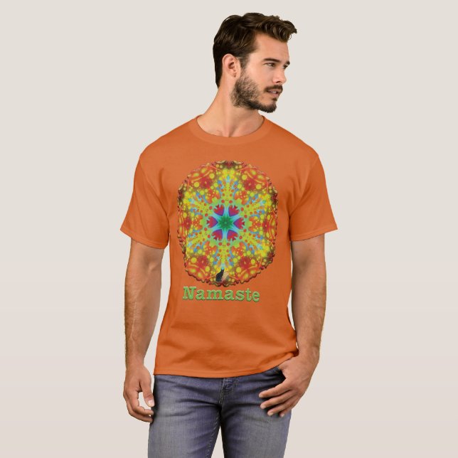 Ferial Namaste Kaleidoscope T-Shirt (Front Full)