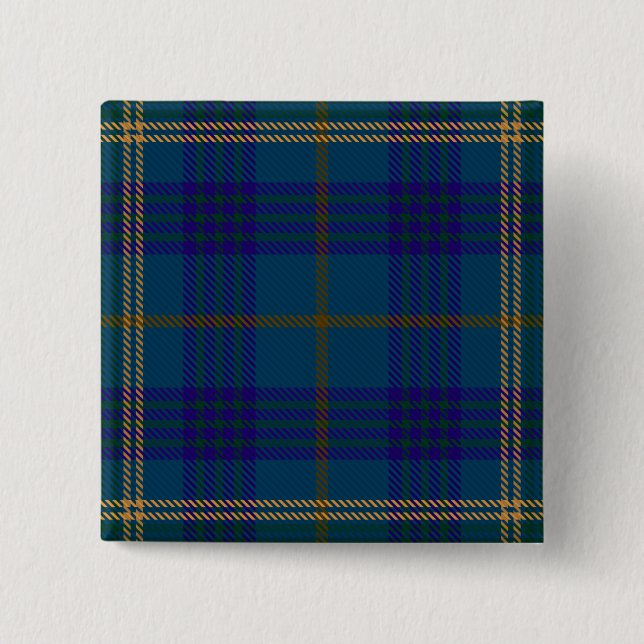 Fermanagh County Irish Tartan Button (Front)