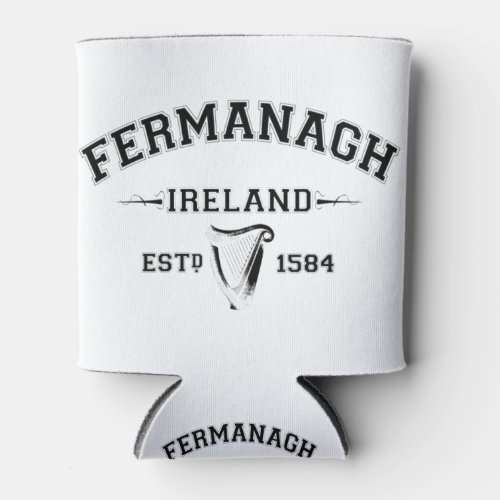 Fermanagh Ireland _ Irish Harp Can Cooler