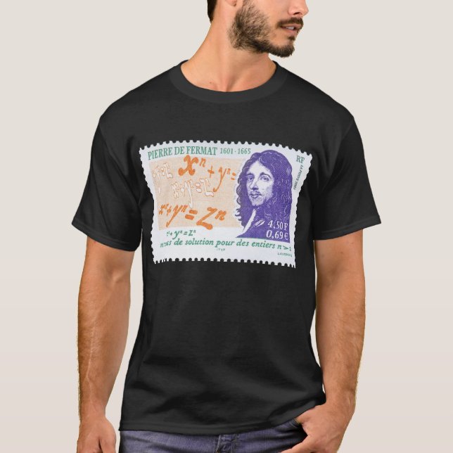 Fermat Postage Stamp T-Shirt (Front)