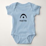 Fermata Music Hold Me Baby Jersey Bodysuit at Zazzle
