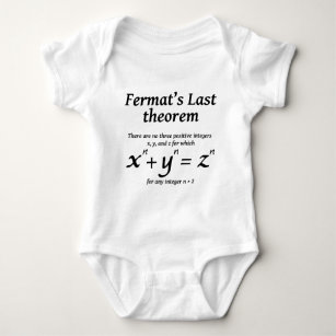 Fermat's Last Theorem Baby Bodysuit
