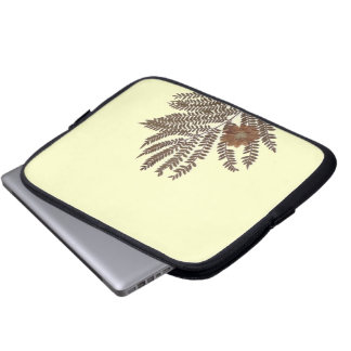 Fern and Flower Laptop Sleeve