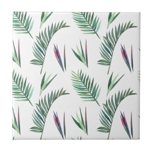 Fern and Fronds Jungle Themed Tile