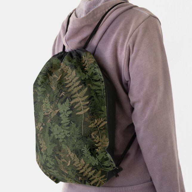 Fern Camouflage Suit Drawstring Bag (Insitu)