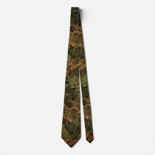 Fern Camouflage Suit Neck Tie