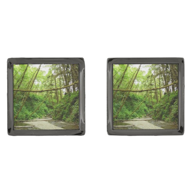 Fern Canyon I at Redwood National Park Cufflinks (Front)