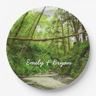Fern Canyon I at Redwood National Park Paper Plates