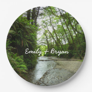 Fern Canyon II at Redwood National Park Paper Plates