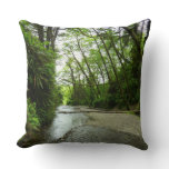 Fern Canyon II at Redwood National Park Throw Pillow