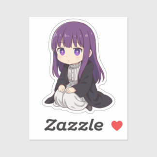 Fern Chibi Sorceress Design Sticker
