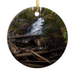 Fern Falls at Rocky Mountain National Park Ceramic Ornament