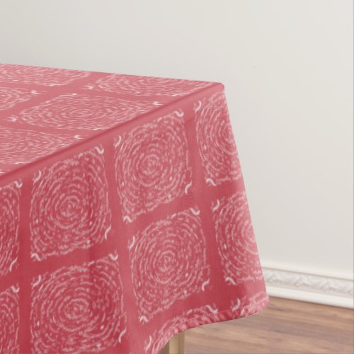 Fern Feather and Garland Swirl Cotton Tablecloth