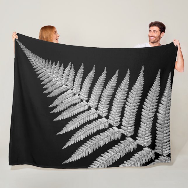 Fern Fleece Blanket (In Situ)