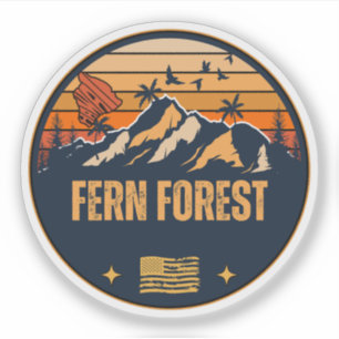 Fern Forest, Hawaii Sticker