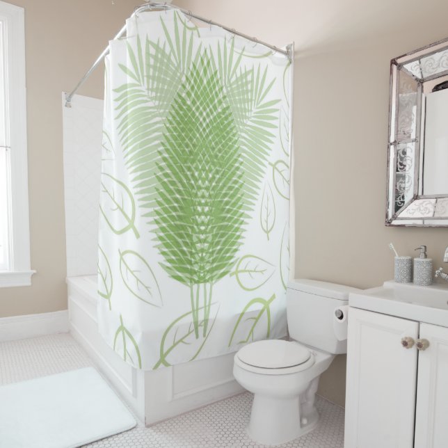 Fern Forest Mix n Match Shower Curtain (In Situ)