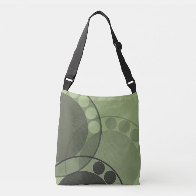Fern Frond - Abstract-Tote Crossbody Bag (Front)