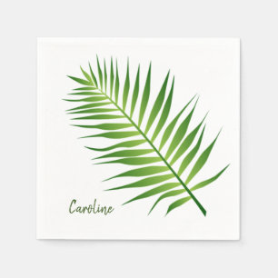 Fern Frond Design Paper Napkins