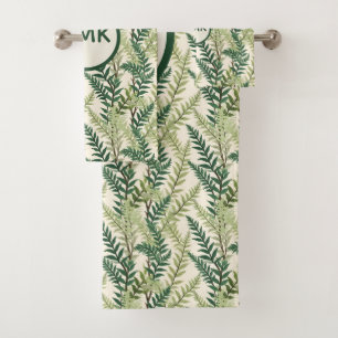 Fern Fronds Bath Towel Set