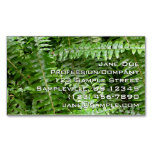 Fern Fronds I Green Nature Business Card Magnet