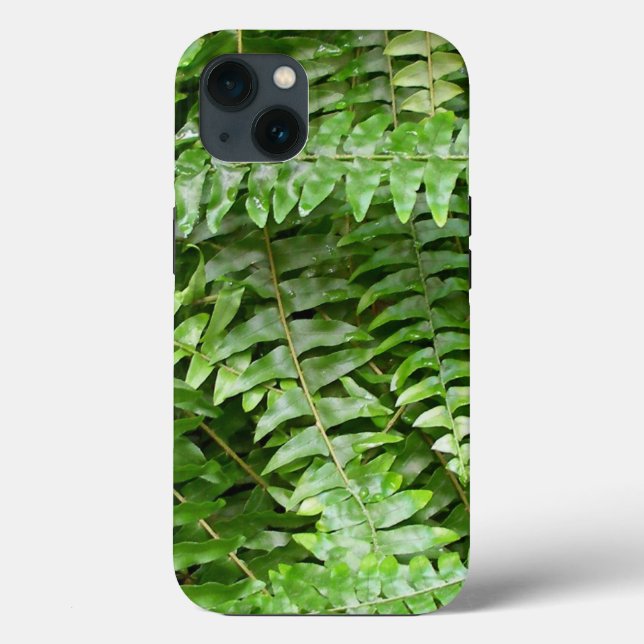 Fern Fronds I Green Nature Case-Mate iPhone Case (Back)