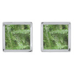 Fern Fronds I Green Nature Cufflinks