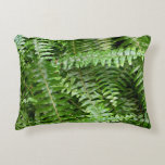 Fern Fronds I Green Nature Decorative Pillow