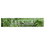 Fern Fronds I Green Nature Desk Name Plate