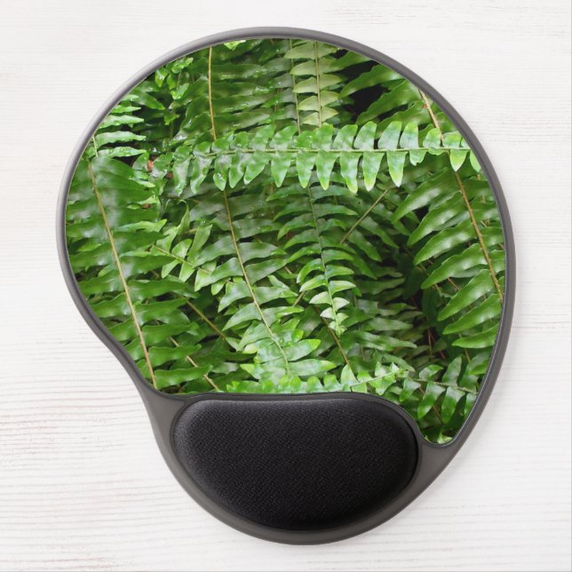 Fern Fronds I Green Nature Gel Mouse Pad (Front)