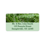 Fern Fronds I Green Nature Label