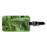 Fern Fronds I Green Nature Luggage Tag