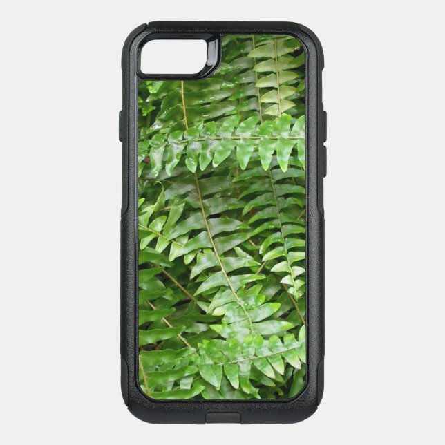 Fern Fronds I Green Nature Otterbox iPhone Case (Back)