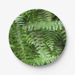 Fern Fronds I Green Nature Paper Plates