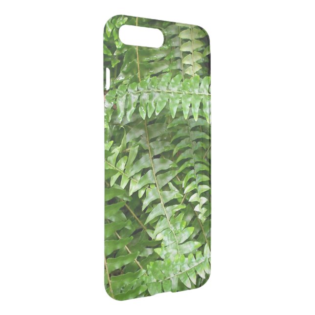 Fern Fronds I Green Nature Uncommon iPhone Case (Back/Right)