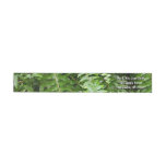 Fern Fronds I Green Nature Wrap Around Label