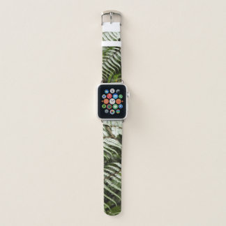 Fern Fronds II Dark Green Nature Apple Watch Band