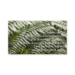 Fern Fronds II Dark Green Nature Business Card