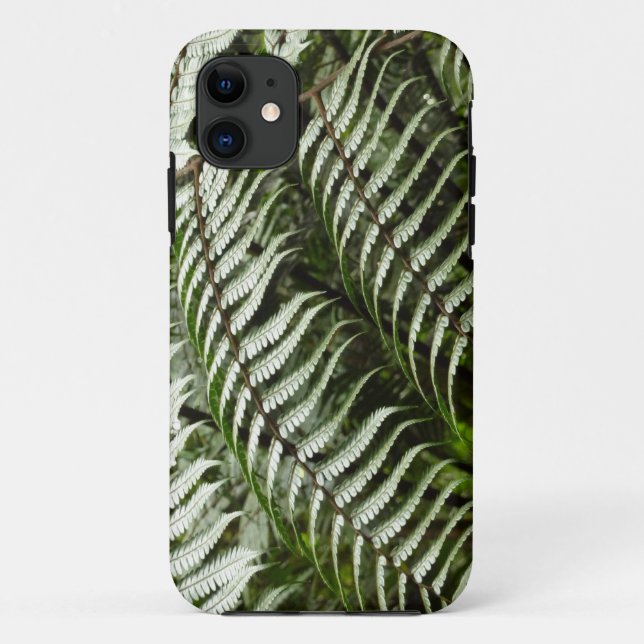 Fern Fronds II Dark Green Nature Case-Mate iPhone Case (Back)