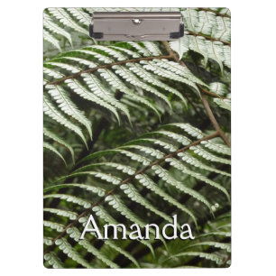 Fern Fronds II Dark Green Nature Clipboard