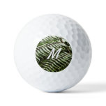 Fern Fronds II Dark Green Nature Golf Balls