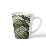 Fern Fronds II Dark Green Nature Latte Mug