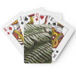 Fern Fronds II Dark Green Nature Poker Cards