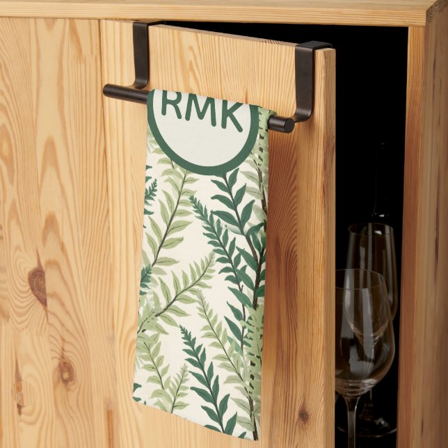 Fern Fronds Kitchen Towel (Thirds Fold)