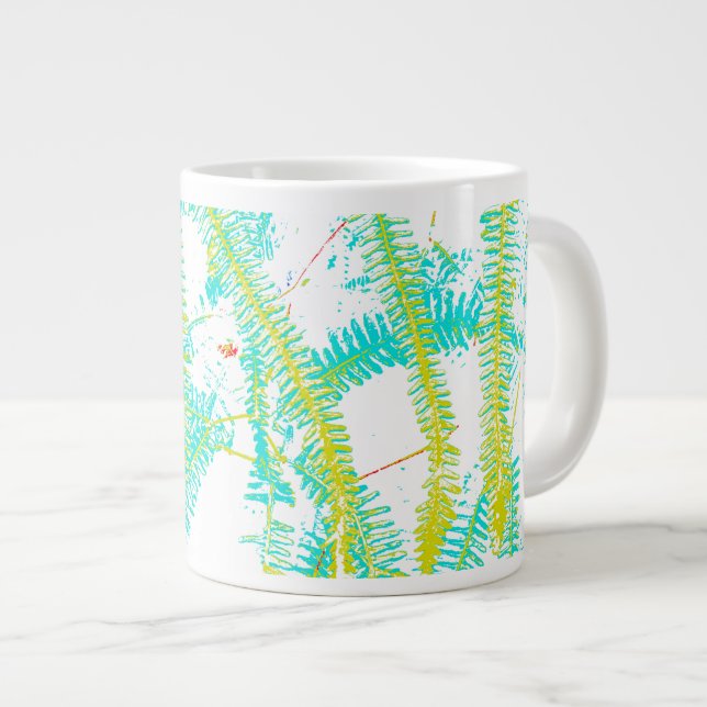 Fern Giant Coffee Mug (Front Right)