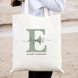 Fern Green Custom Bridal Party Bridesmaid Gift Tote Bag<br><div class="desc">Looking for the perfect gift for your bridesmaids? Look no further than our personalized tote bags! Each tote bag is made with high quality materials and features a monogram or logo. Whether you're planning a small bachelorette party or a large wedding, these tote bags are the perfect way to show...</div>