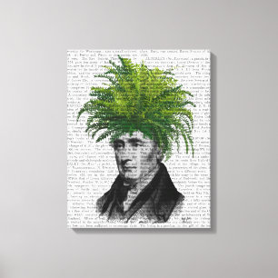 Fern Head Plant Head Canvas Print