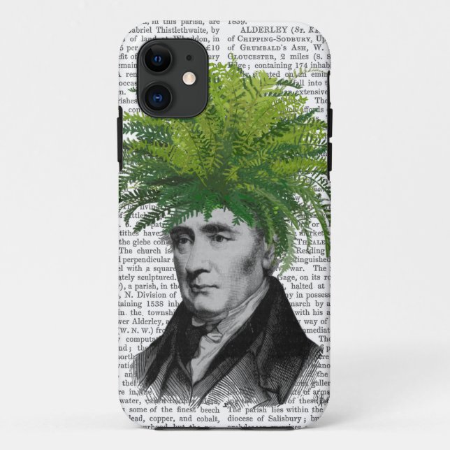 Fern Head Plant Head Case-Mate iPhone Case (Back)