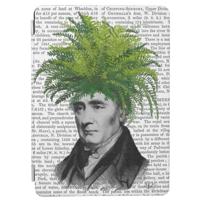 Fern Head Plant Head iPad Air Cover (Front)